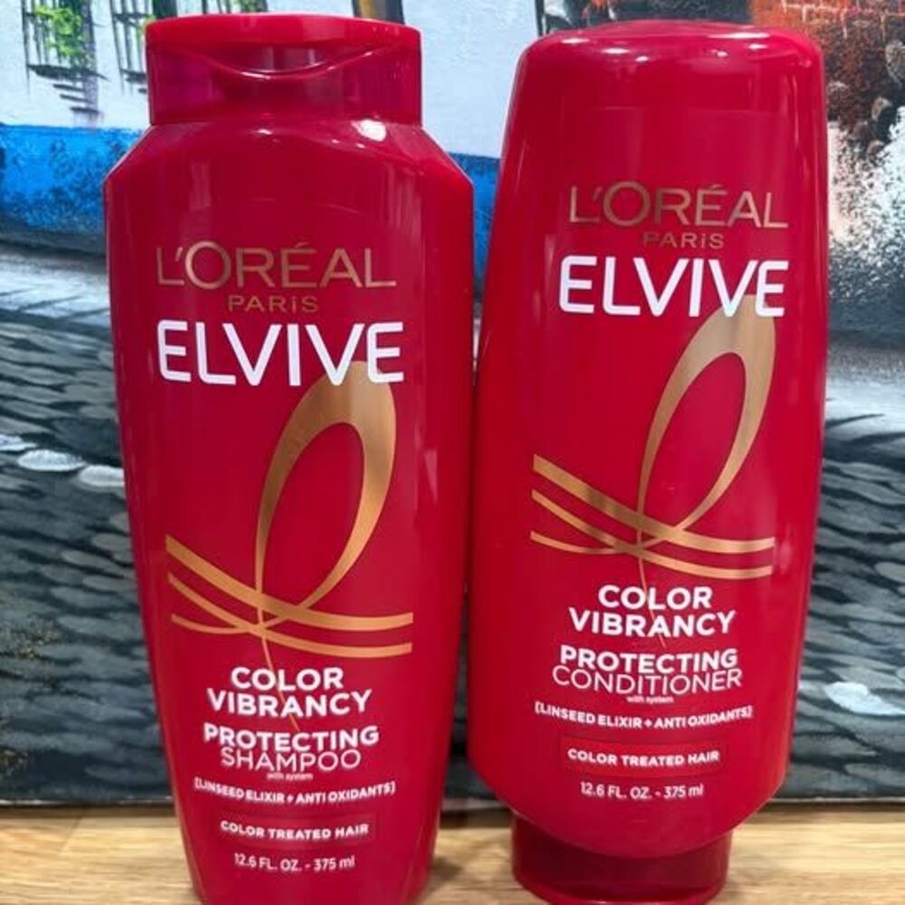 NEW L’Oreal Elvive Color Vibrancy Shampoo + Conditioner Set